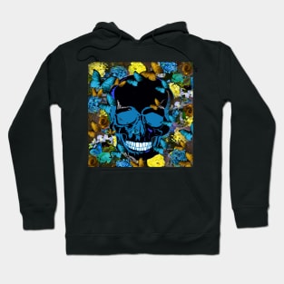 SKULL FLOWERS AND BUTTERFLIES Hoodie